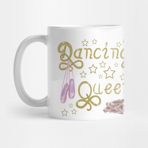 Dancing queen Gold by ElleNico Art & Design